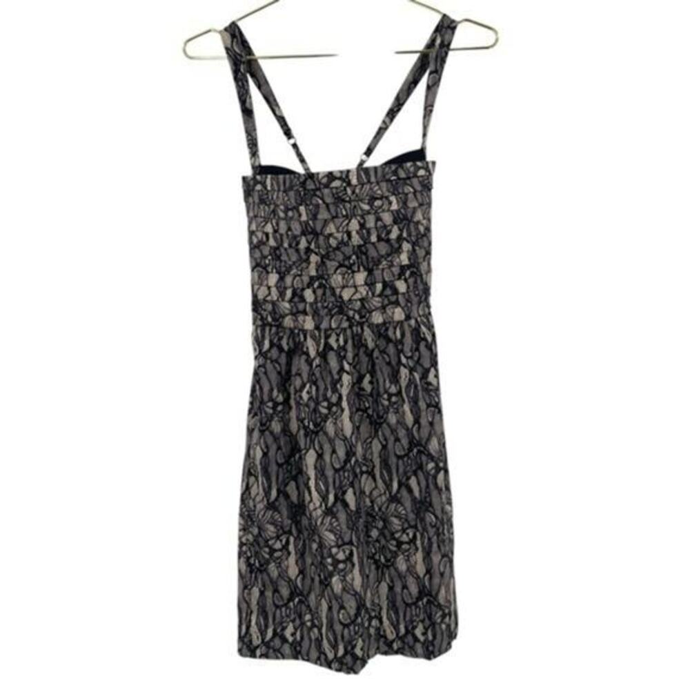 Vintage Y2K Bebe Formal Mini Dress black Corset Cocktail SMALL